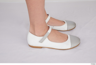 Doroteya casual foot shoes white ballerina flats 0007.jpg